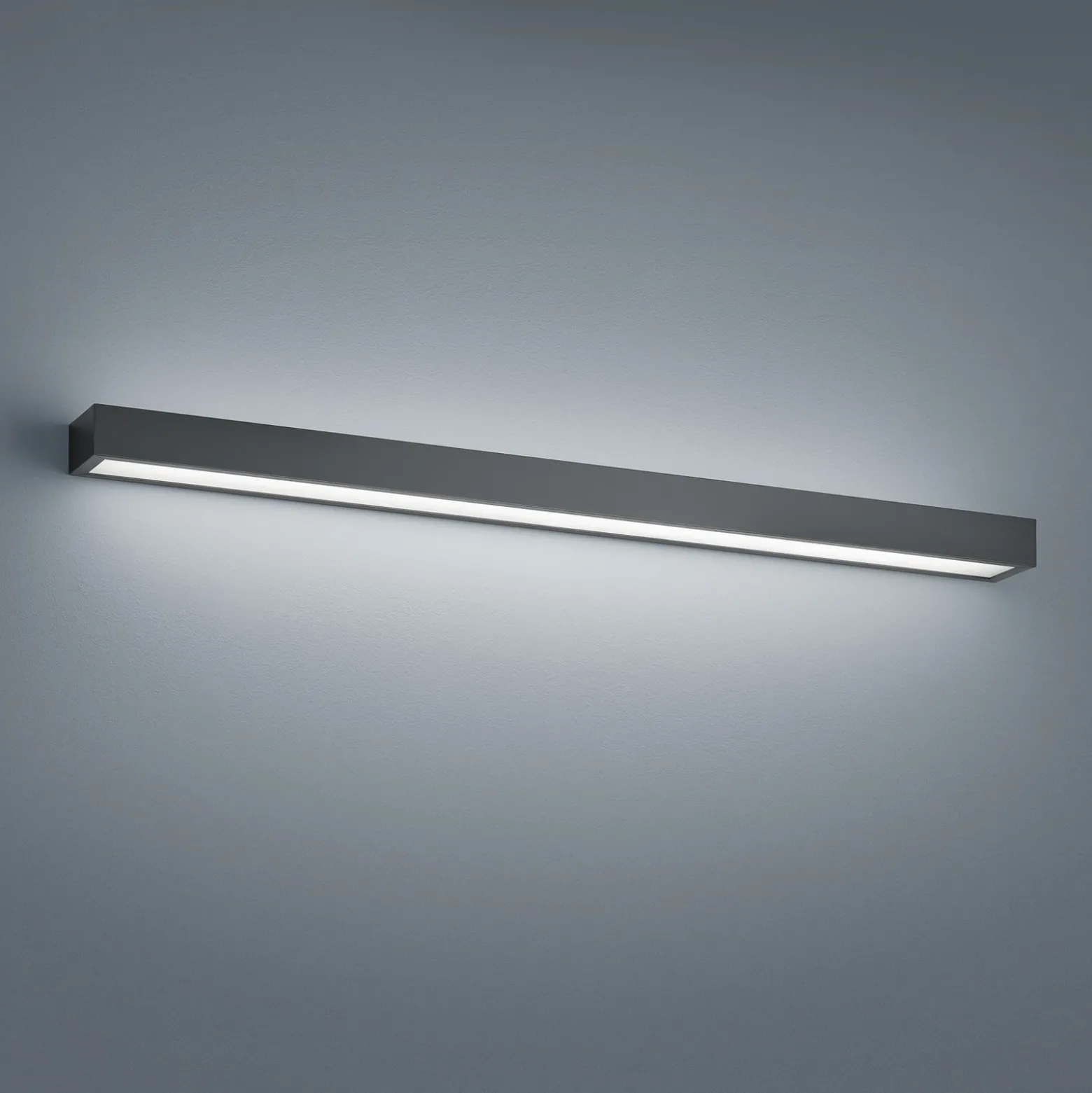 Helestra Theia aplique de pared LED, negro mate 90 cm