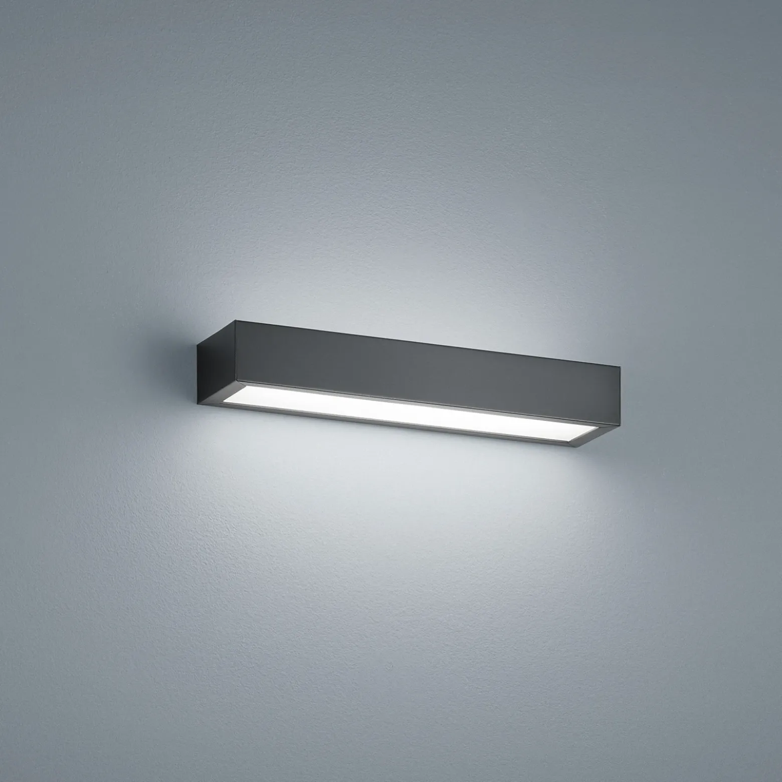 Helestra Theia aplique de pared LED, negro mate 30 cm
