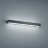 Helestra Theia aplique de pared LED, negro mate 60 cm