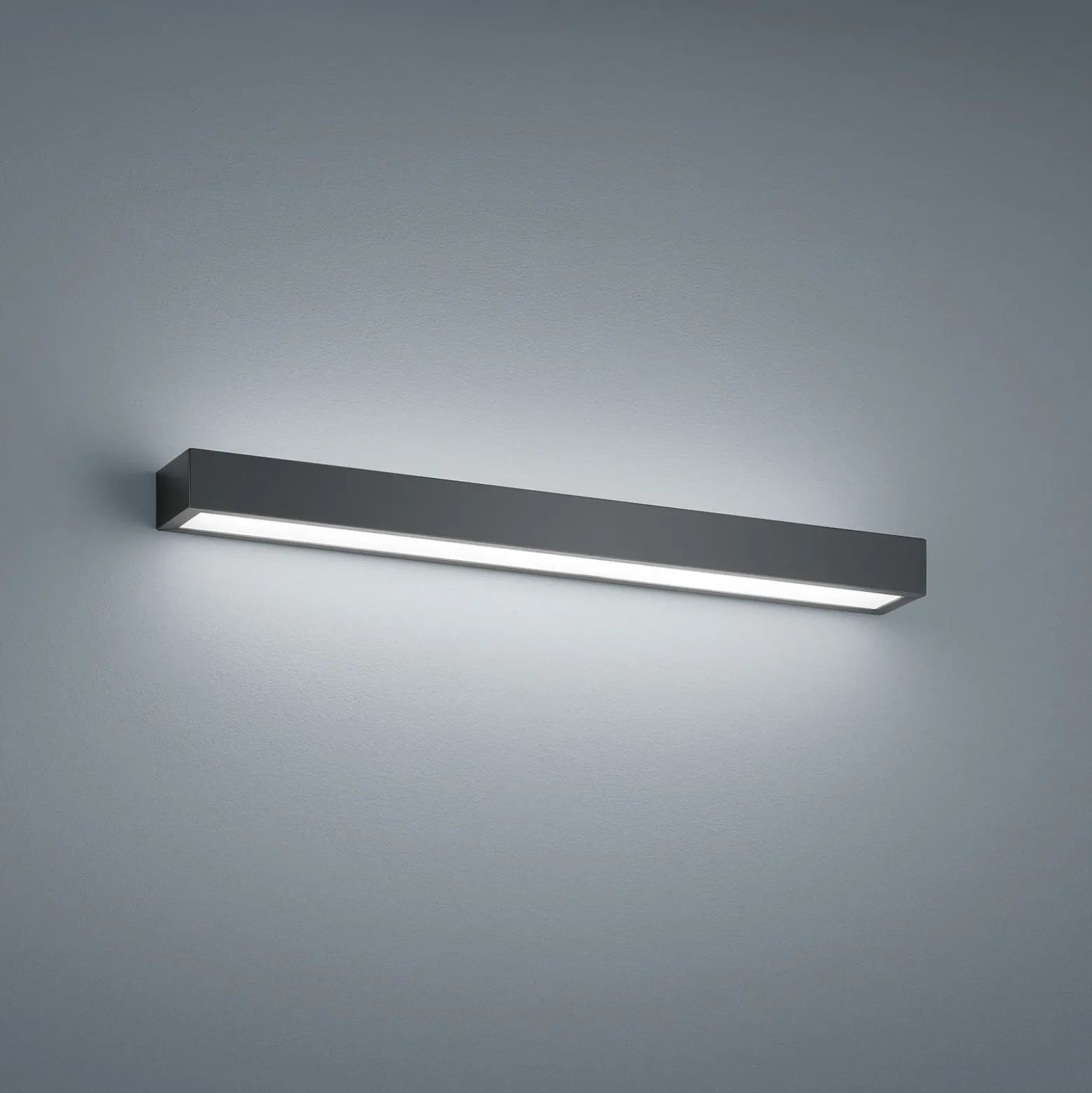 Helestra Theia aplique de pared LED, negro mate 60 cm