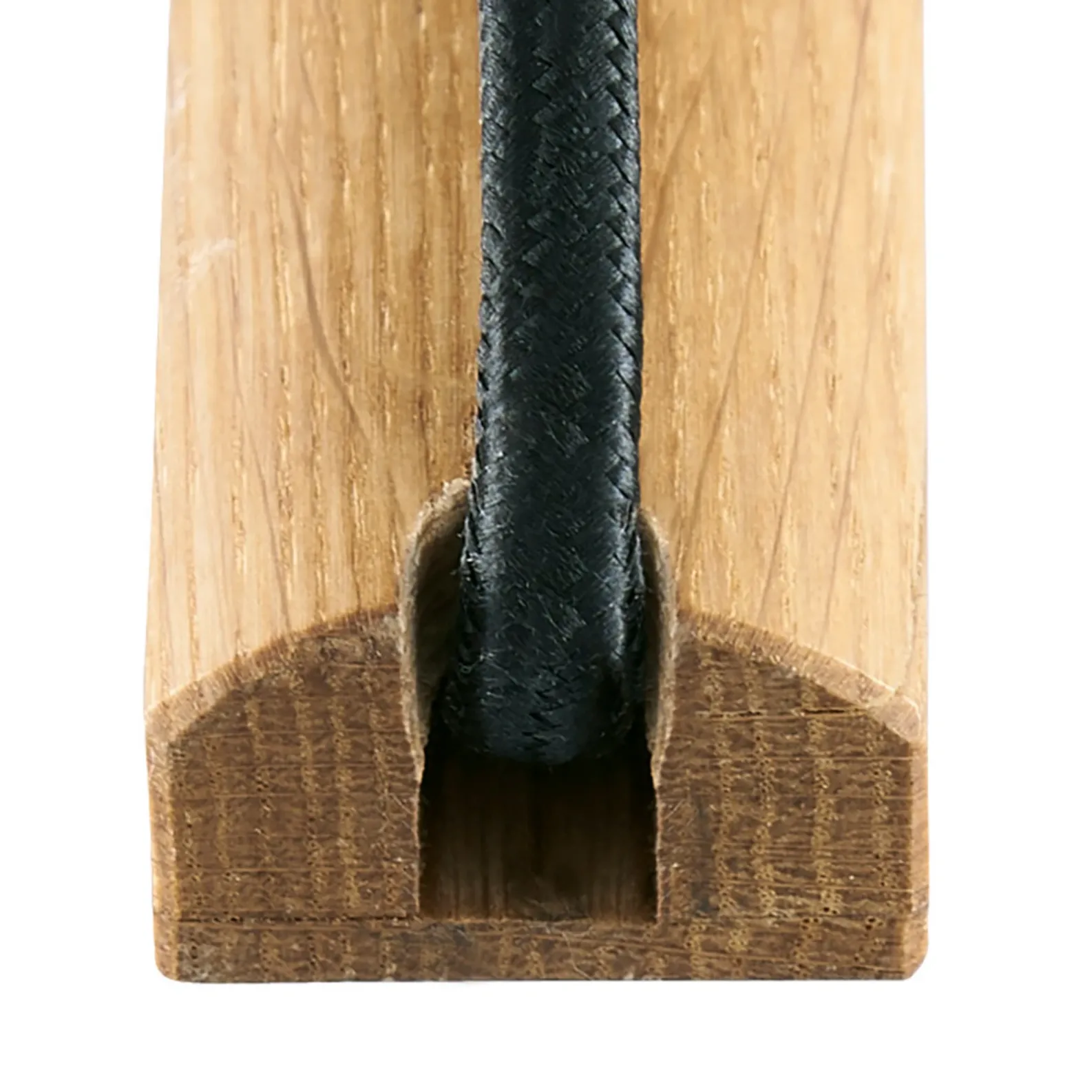 HerzBlut Elli lámpara de pie, roble engrasado/topo