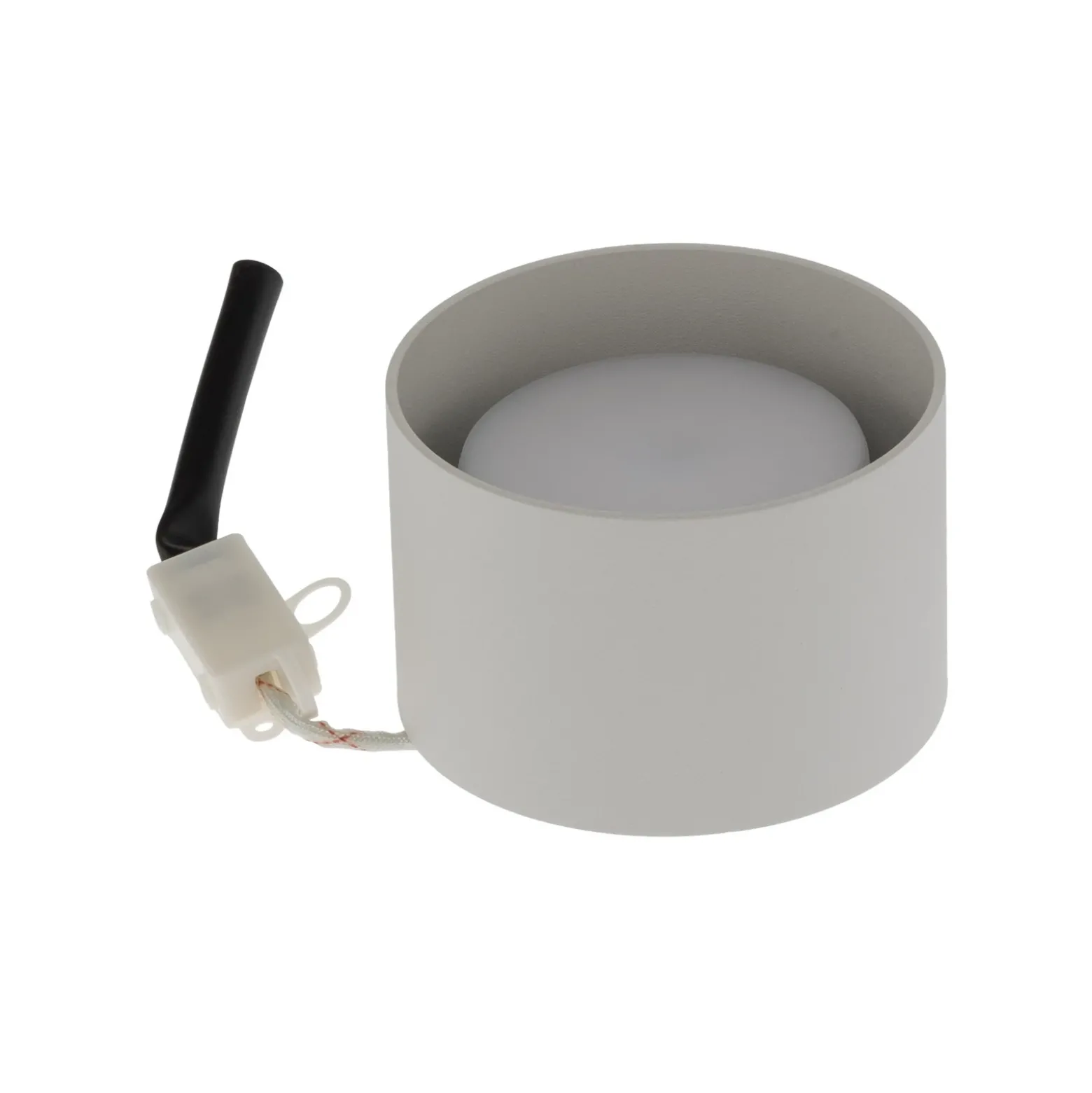 Ideal Lux downlight Spike Redondo, blanco, aluminio, Ø 10 cm