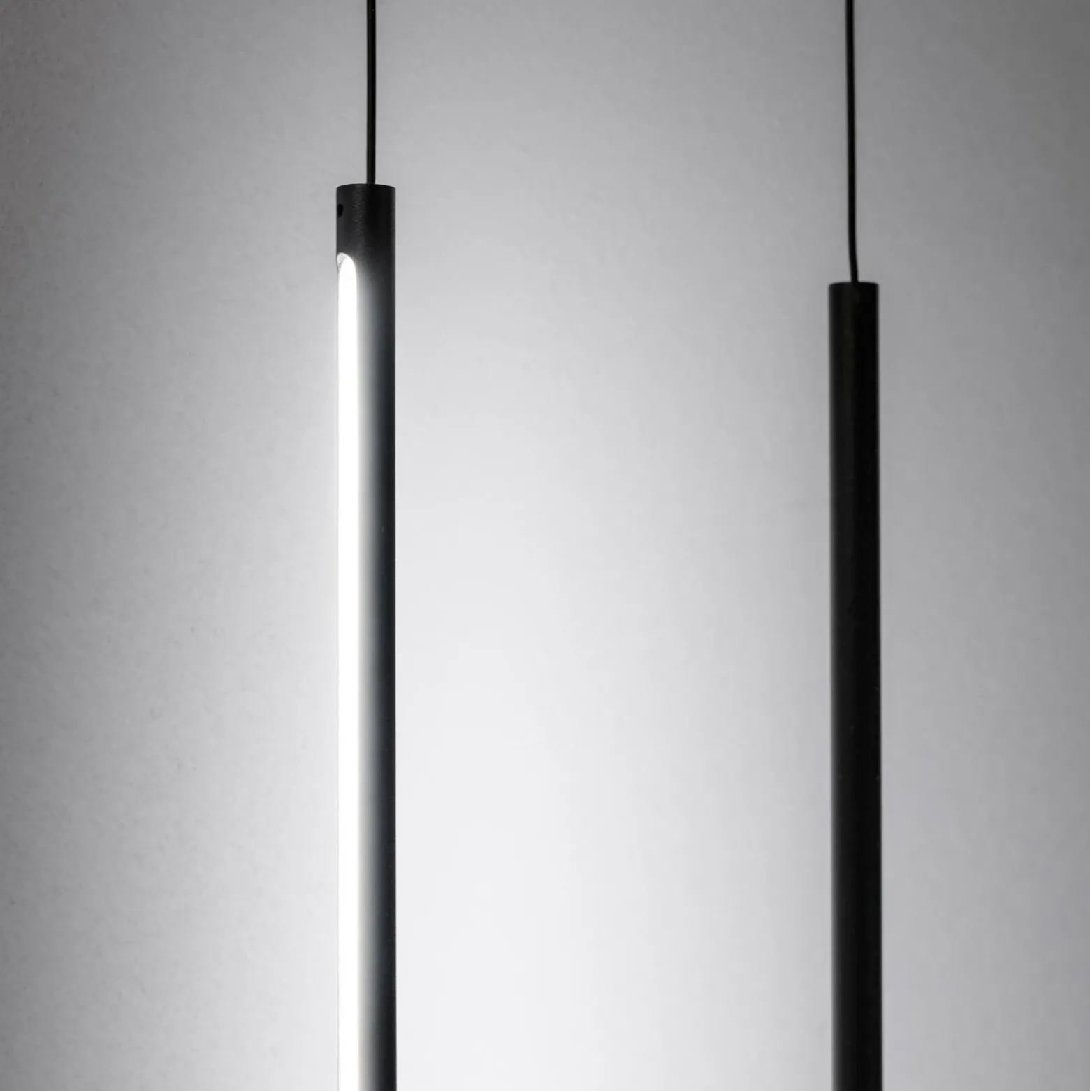 Ideal Lux Filo lámpara de pie LED, negro, metal, 3.000 K