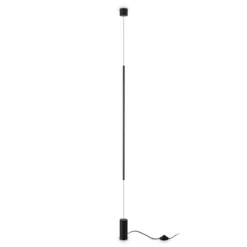 Ideal Lux Filo lámpara de pie LED, negro, metal, 3.000 K