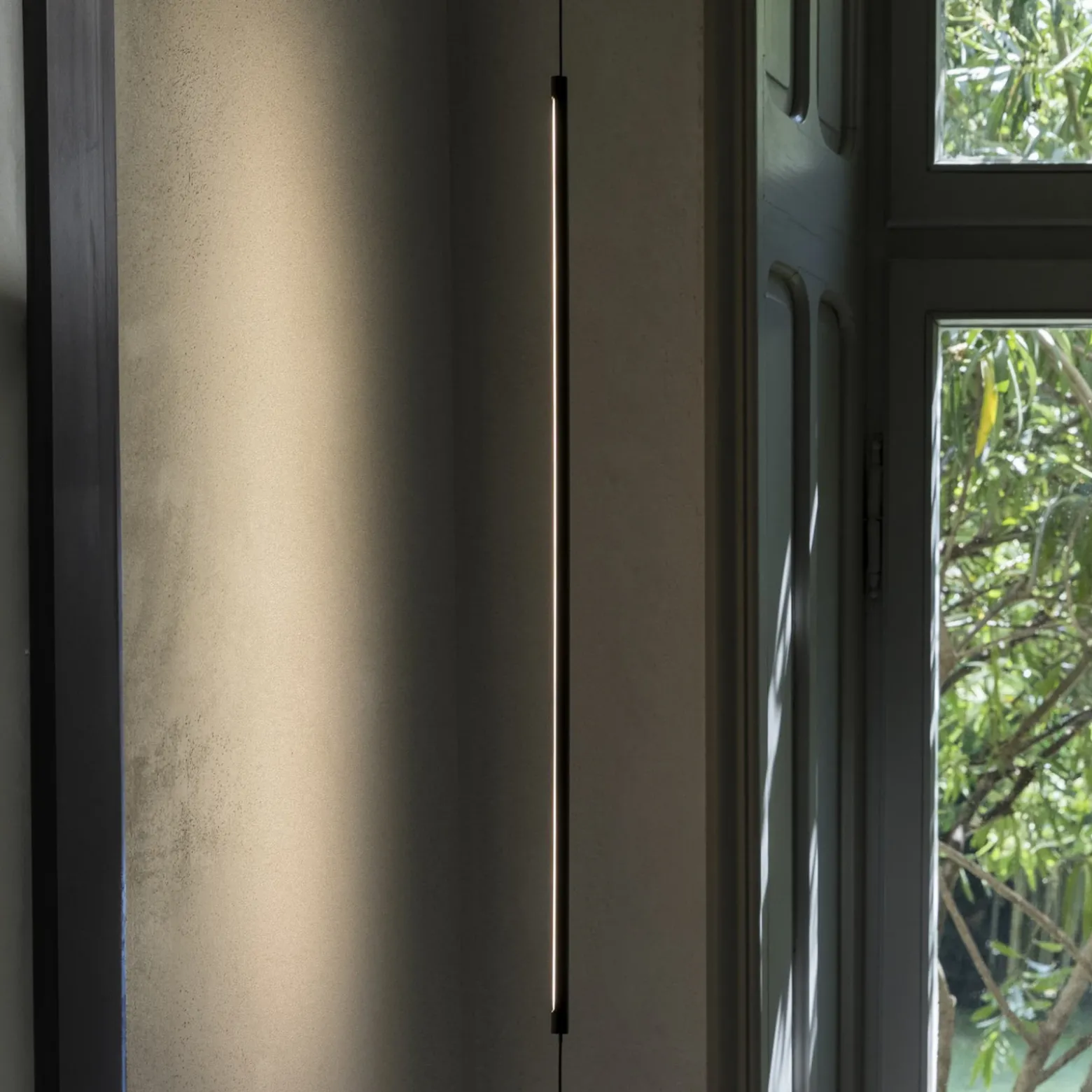 Ideal Lux Filo lámpara de pie LED, negro, metal, 3.000 K
