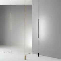 Ideal Lux Filo lámpara de pie LED, negro, metal, 3.000 K