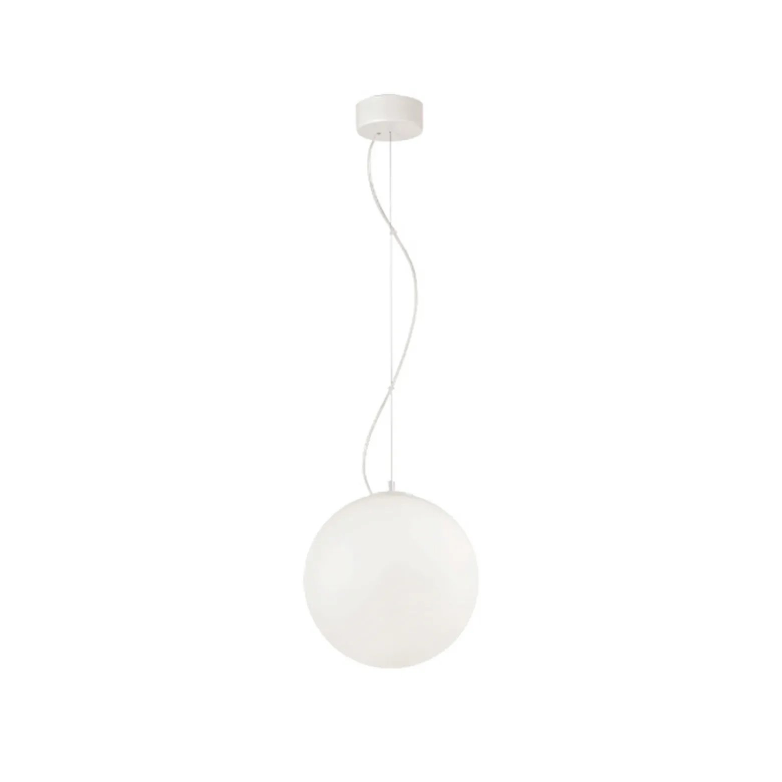 Ideal Lux Mapa lámpara colgante de vidrio Ø 30 cm