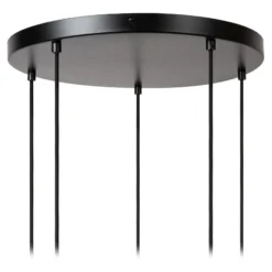 Ilona lámpara colgante, cristal, multicolor, Ø 45 cm, 5 luces