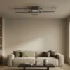 Irvine Lámpara de techo LED 3.000-6.500 K, antracita