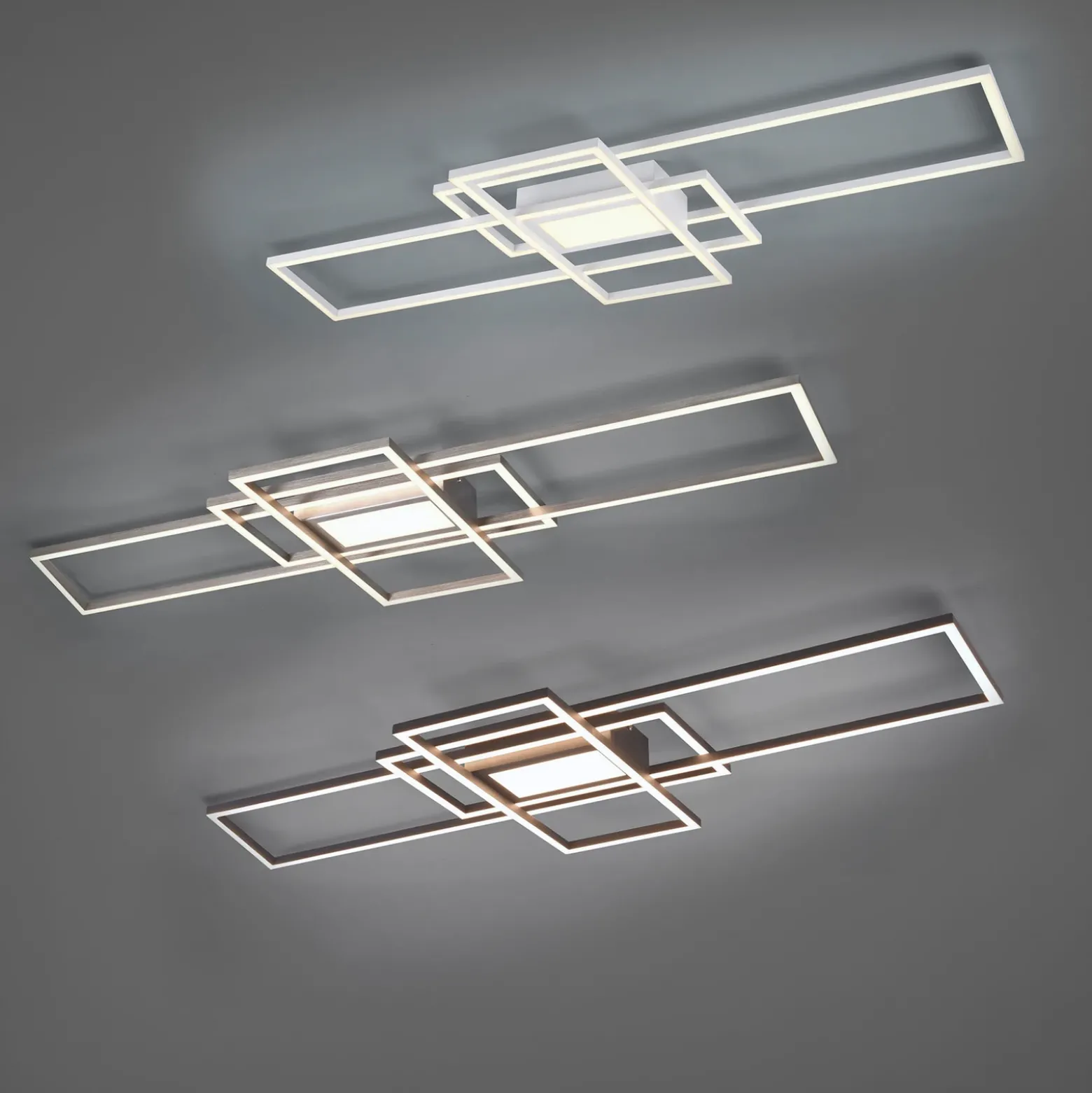 Irvine Lámpara de techo LED 3.000-6.500 K, antracita