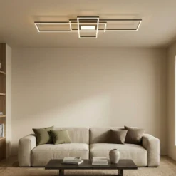Irvine Lámpara de techo LED 3.000-6.500 K, antracita