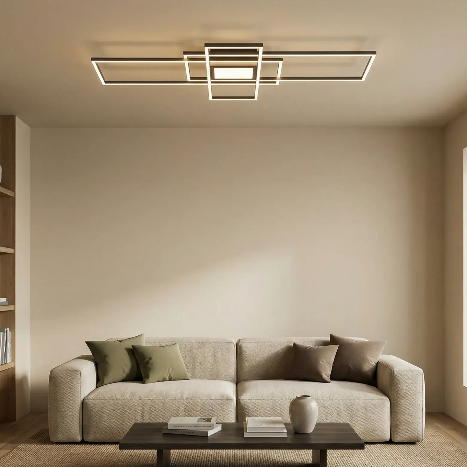 Irvine Lámpara de techo LED 3.000-6.500 K, antracita