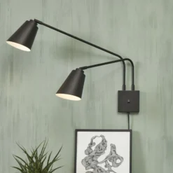 IT'S ABOUT ROMI: aplique de pared de Bremen, negro