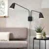 IT'S ABOUT ROMI: aplique de pared de Bremen, negro