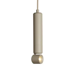 IT'S ABOUT ROMI Lámpara colgante LED «Milan», color arena, Ø 6 cm