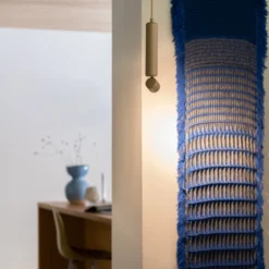 IT'S ABOUT ROMI Lámpara colgante LED «Milan», color arena, Ø 6 cm