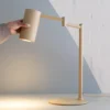 IT'S ABOUT ROMI Lámpara de mesa Bilbao, beige, altura 48 cm