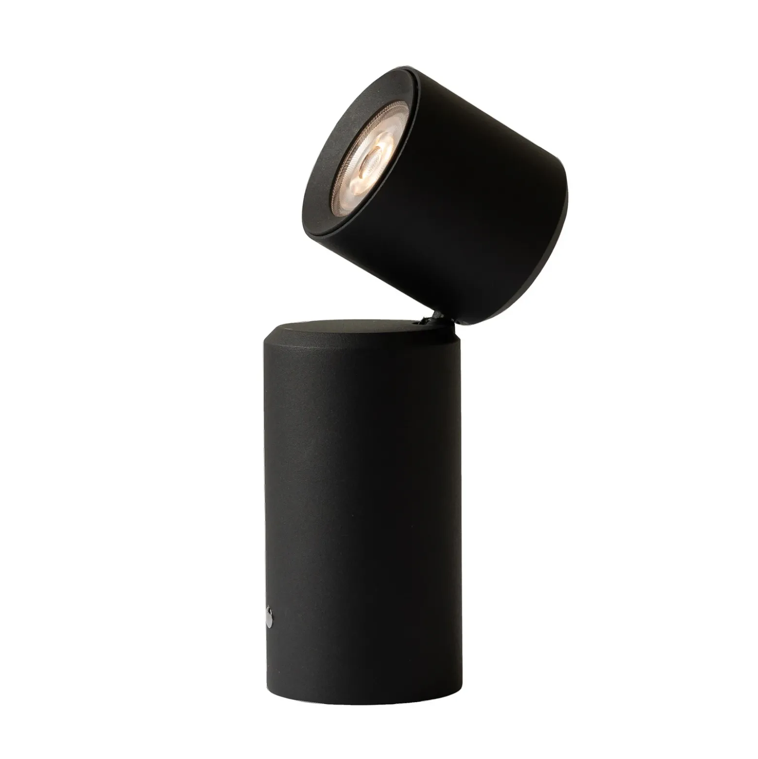 IT'S ABOUT ROMI Lámpara de mesa LED recargable Milan, negra, 19 cm