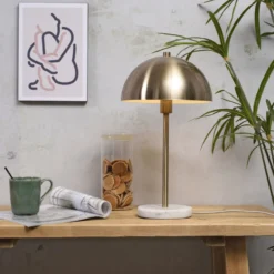IT'S ABOUT ROMI: lámpara de mesa Toulouse con base de mármol