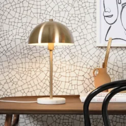 IT'S ABOUT ROMI: lámpara de mesa Toulouse con base de mármol
