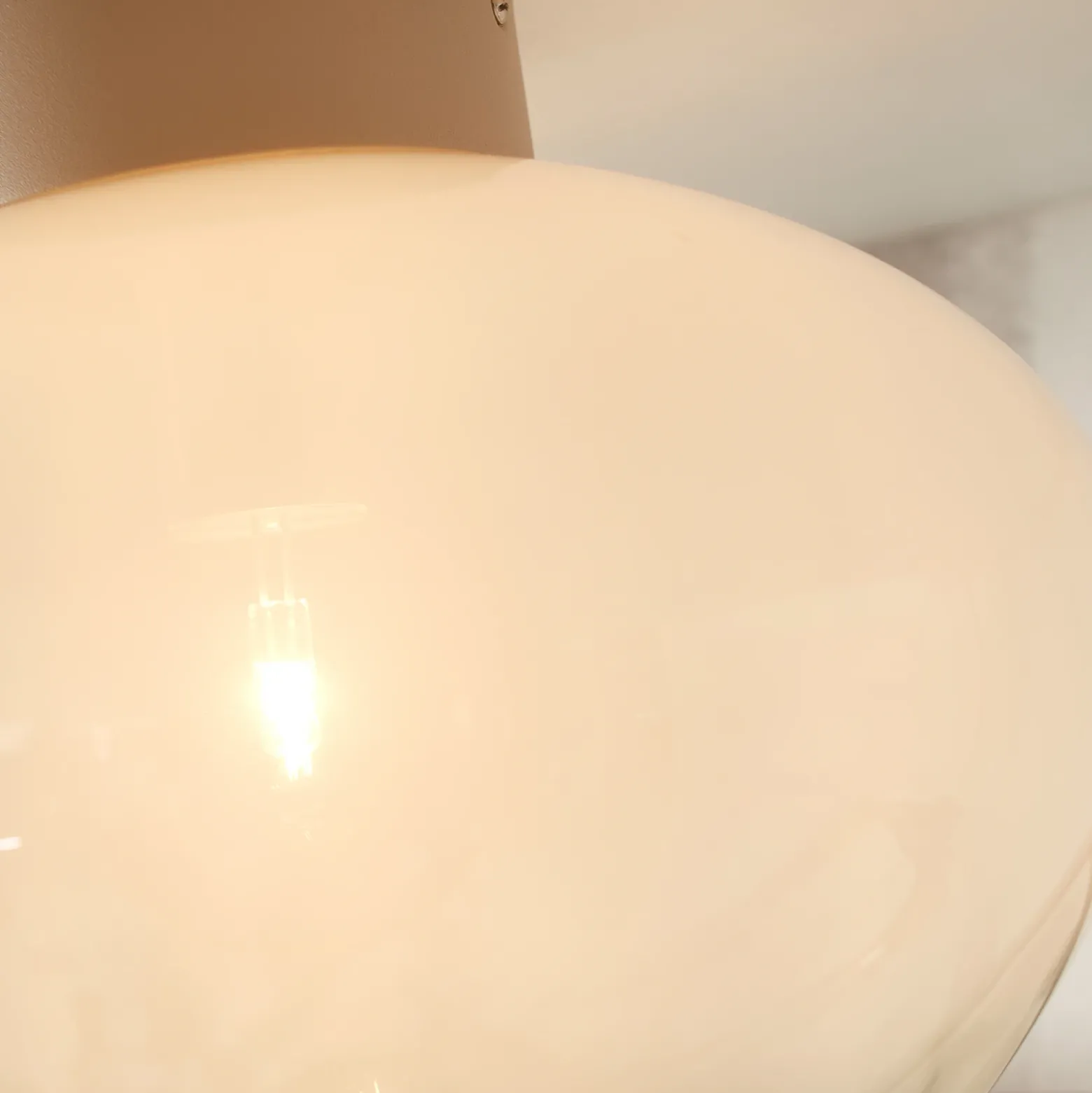 IT'S ABOUT ROMI Plafón Bologna, blanco lechoso