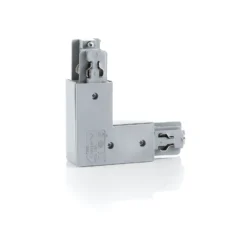 Ivela esquina 90° tierra exterior para LKM Quadro, plata