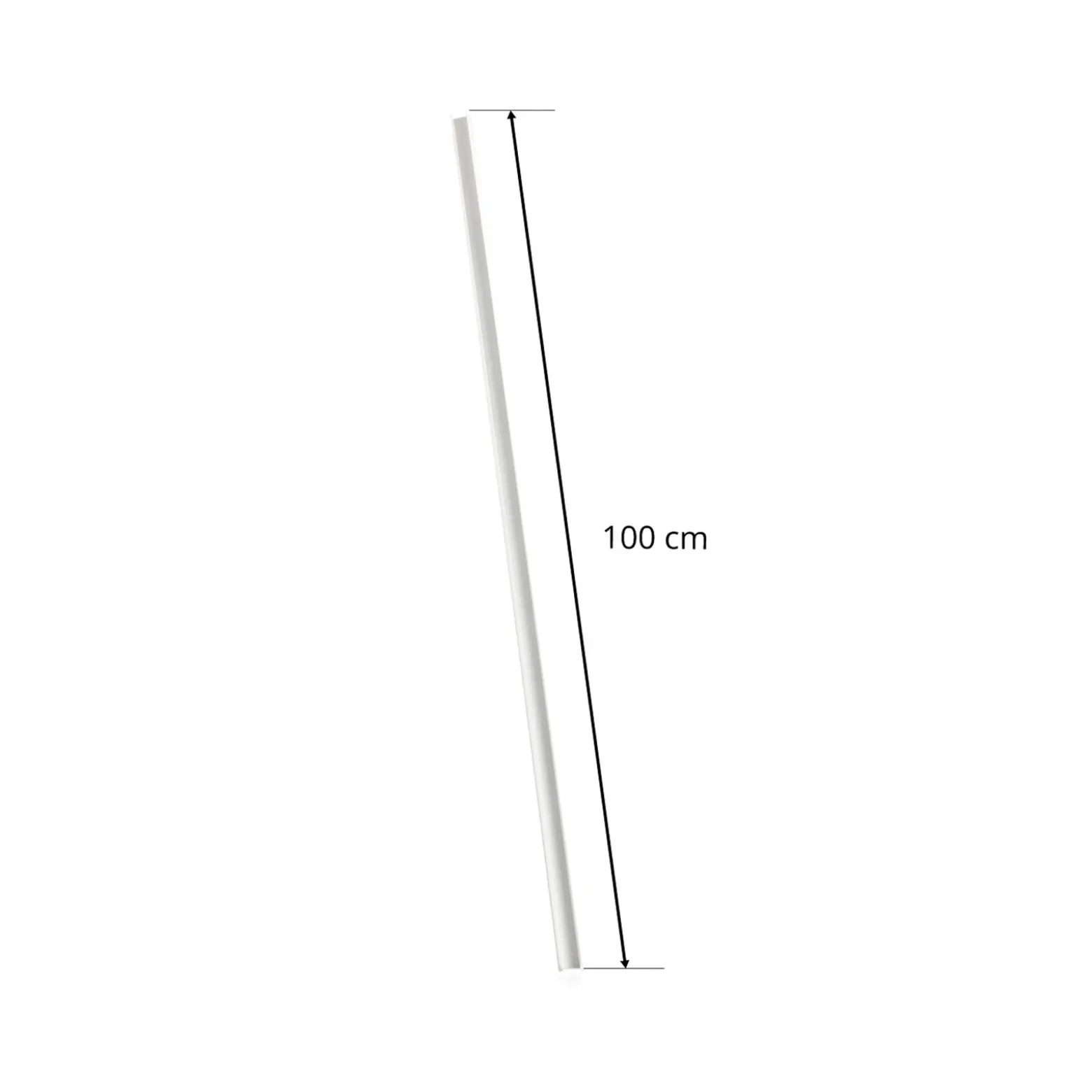 Ivela LKM Cubierta para rieles, blanca, longitud 100 cm