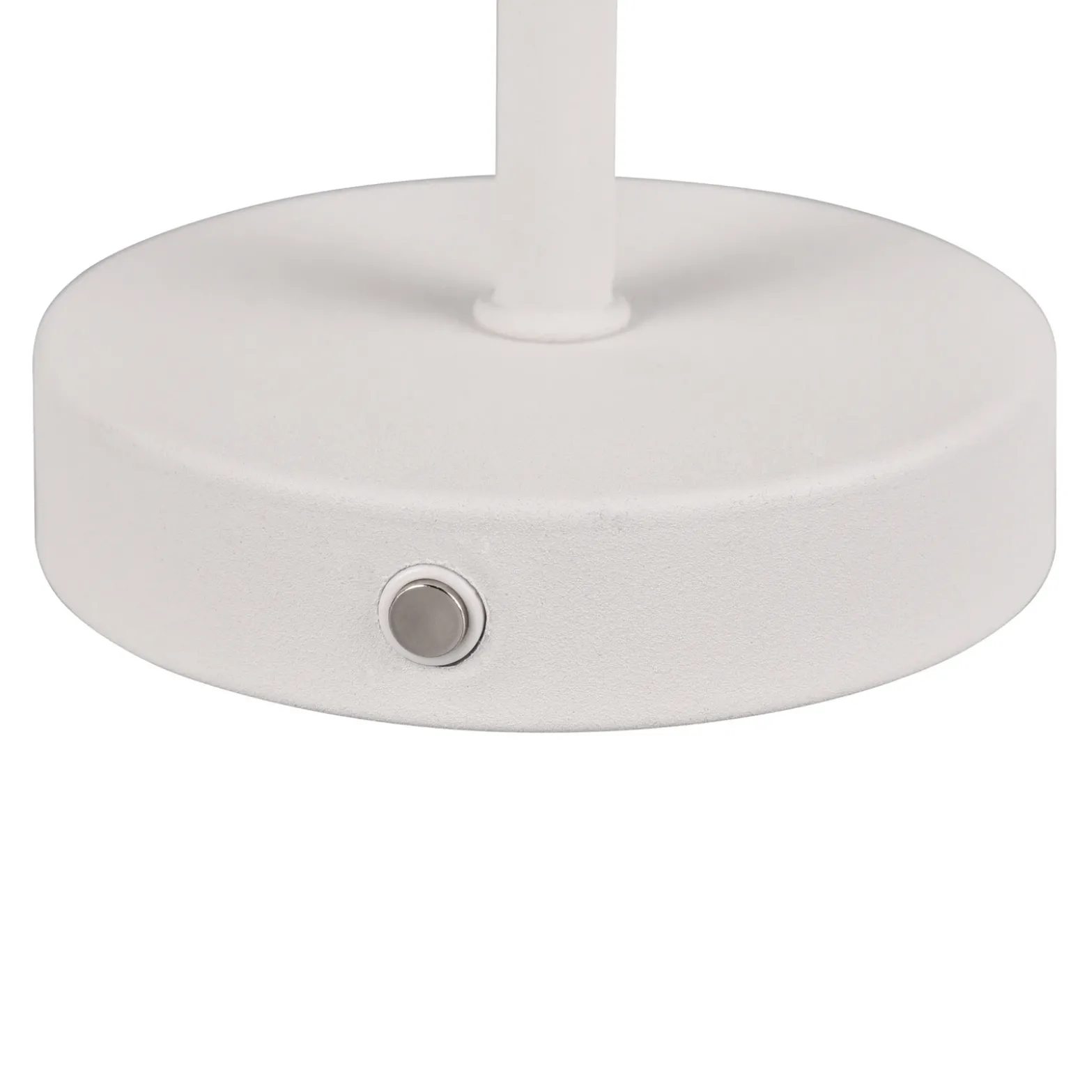 Jeff lámpara de mesa LED recargable, blanco mate, altura 30 cm, metal