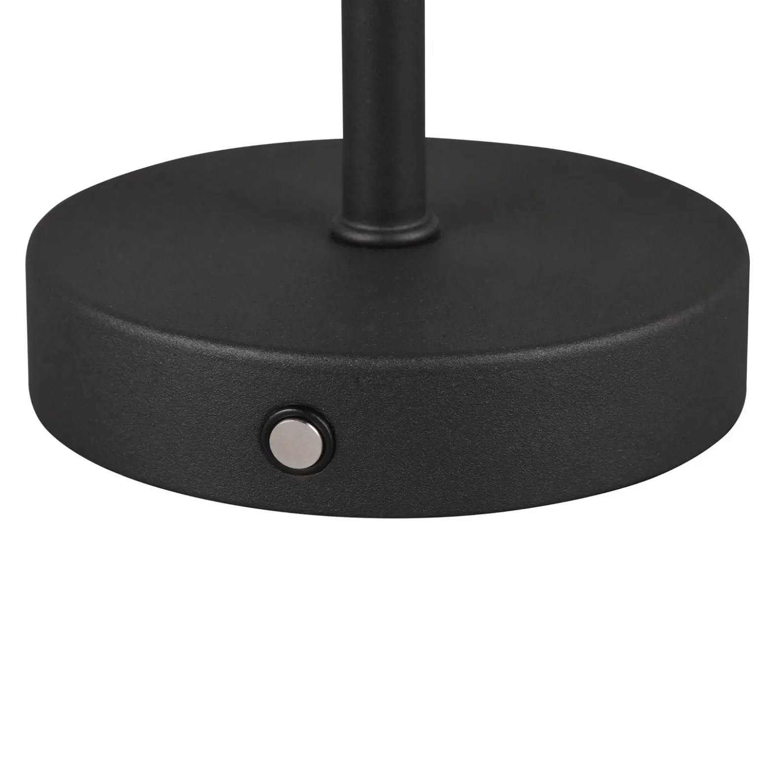 Jeff lámpara de mesa LED recargable, negro mate, altura 30 cm, metal