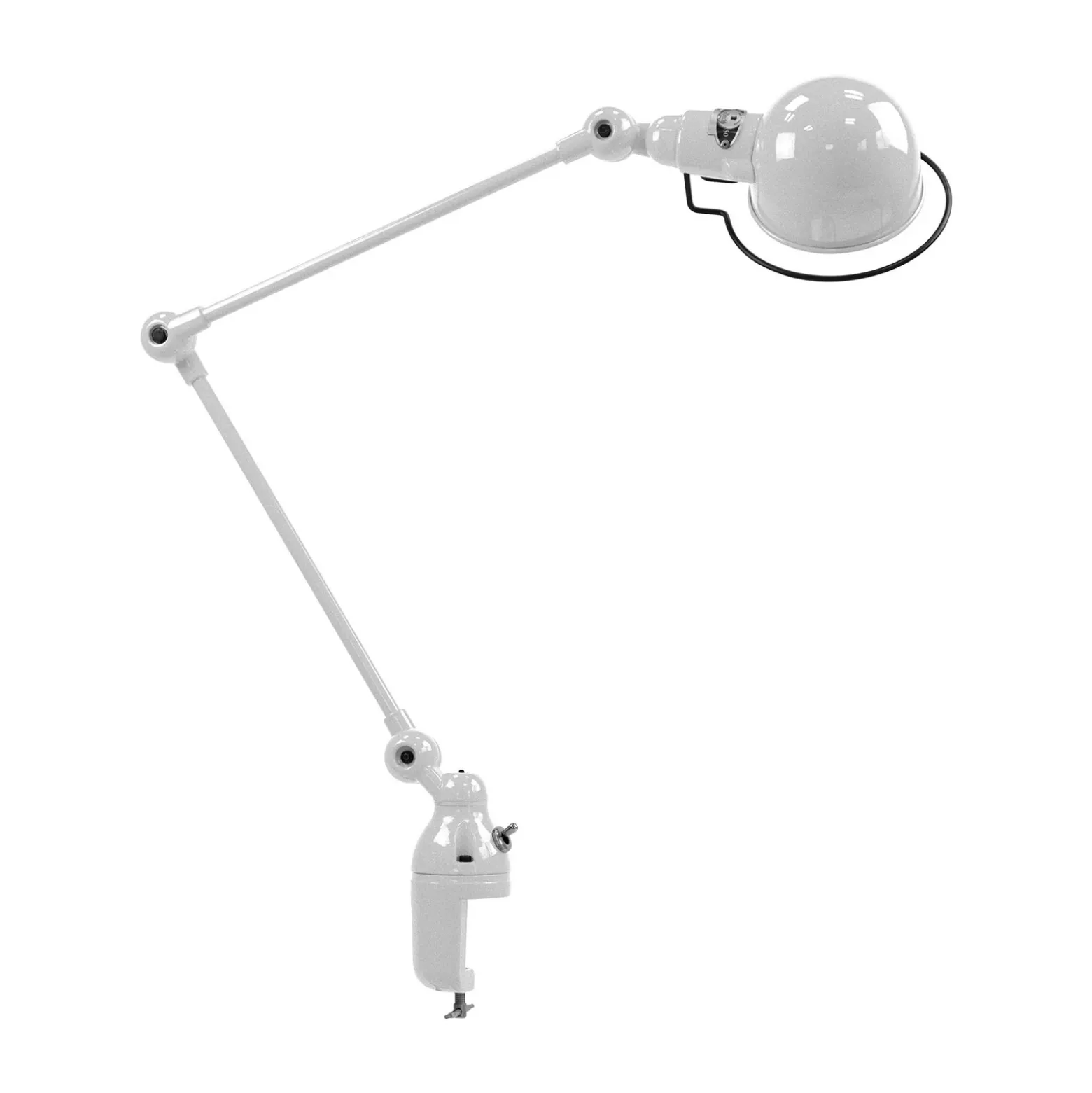 Jieldé Signal SI332 lámpara de mesa con pinza gris
