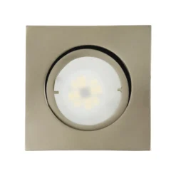 Joanie - lámpara empotrada LED, hierro cepillado