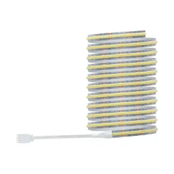 Juego básico de tira LED MaxLED 500 de Paulmann, 3 m, plateado, CCT