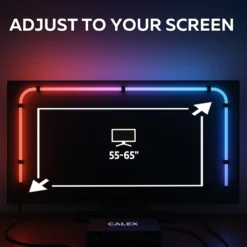 Juego Calex Smart HDMI Sync Box con tira LED, 250 cm, RGBW