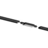Juego de rieles Calex, 6 focos GU10, negro, longitud 3 m, metal