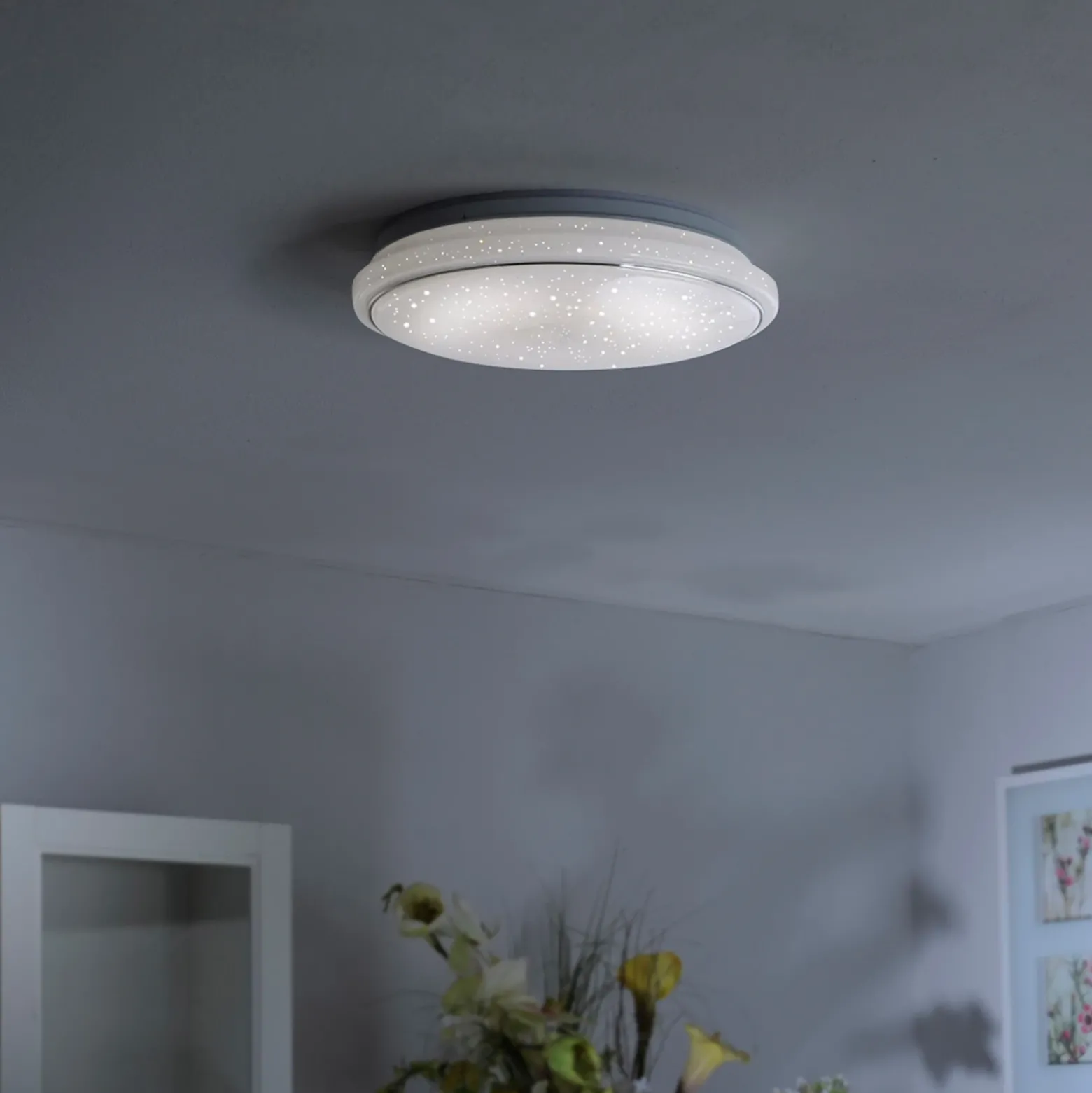Jupiter plafón LED look lámpara estrellada 60 cm