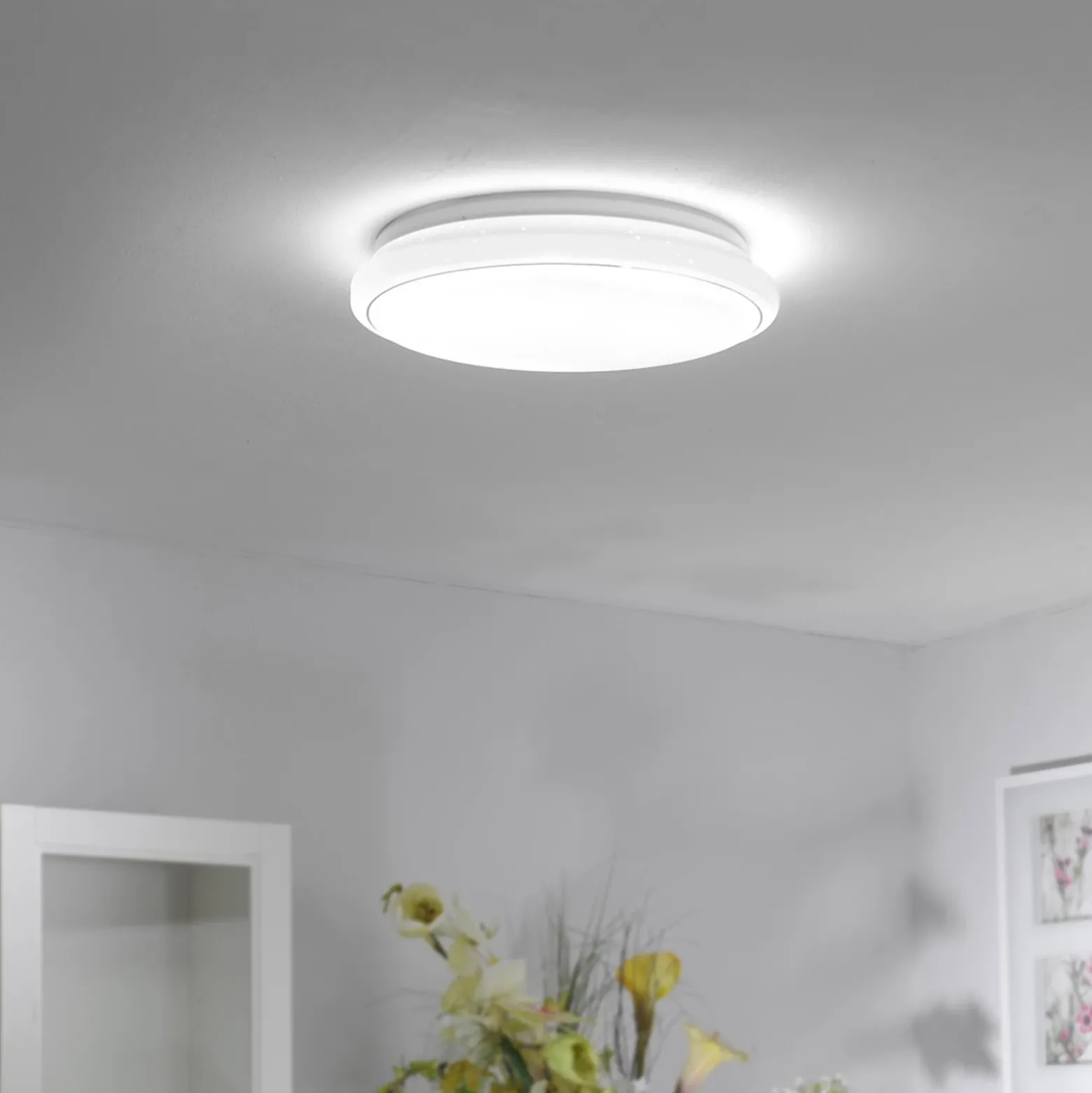 Jupiter plafón LED look lámpara estrellada 60 cm
