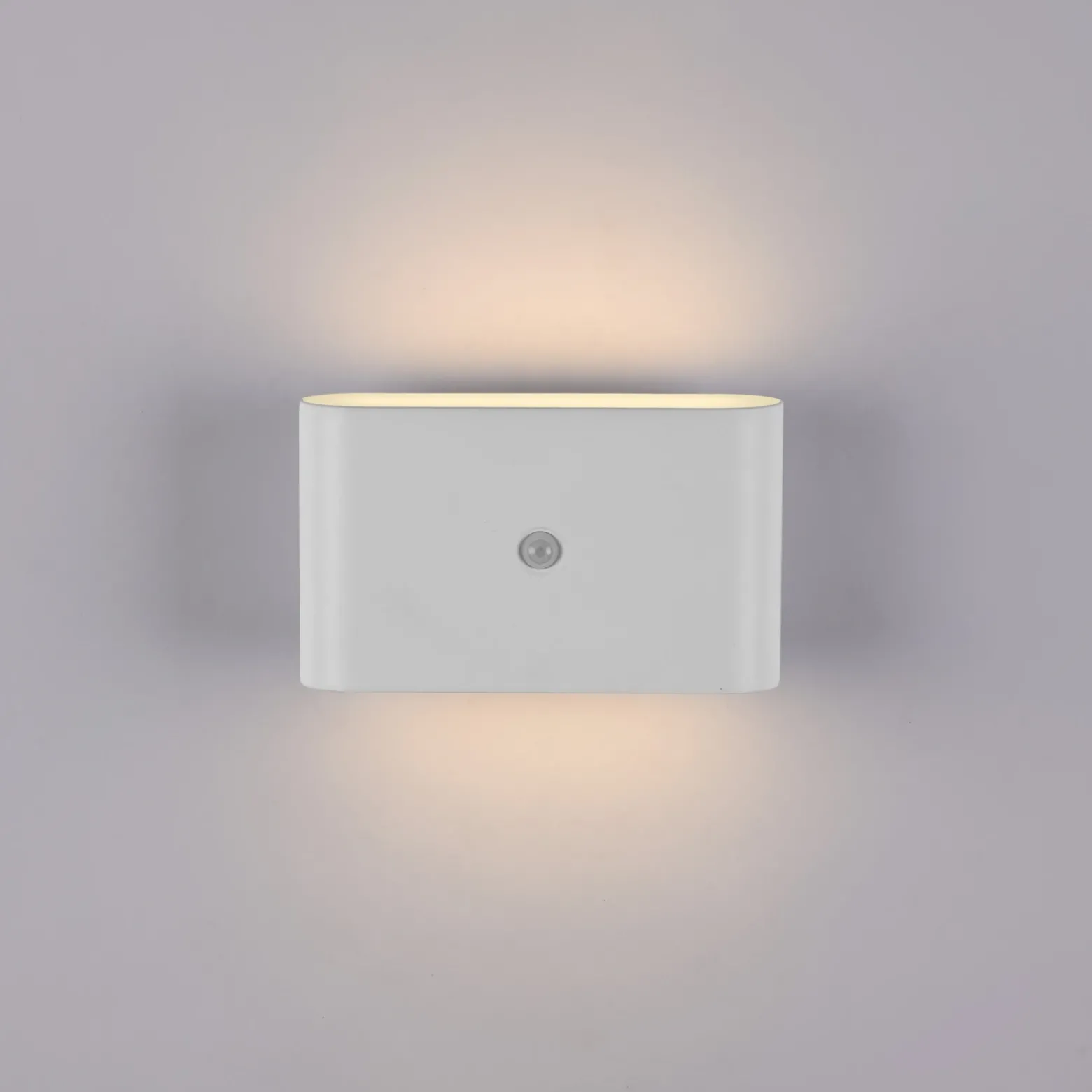 JUST LIGHT. aplique de pared LED recargable Ziddy, blanca, sensor 3000 K