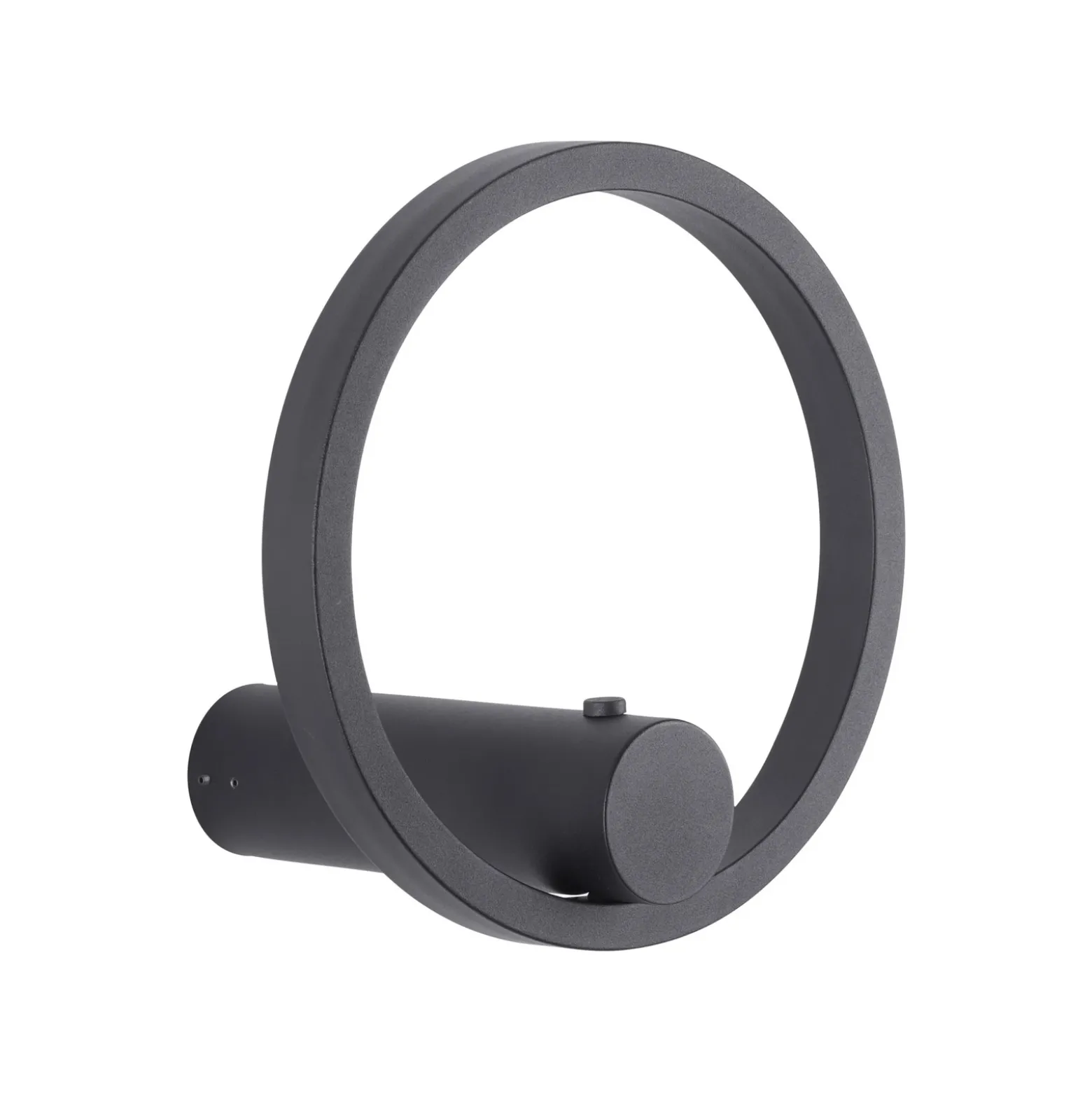 JUST LIGHT. Aplique de pared recargable LED Archie, negra, 3000 K