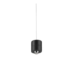 JUST LIGHT. Lámpara colgante LED recargable Attach, negro, hierro