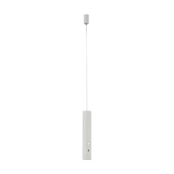 JUST LIGHT. Lámpara colgante LED recargable Attach, blanco, hierro