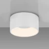 JUST LIGHT. Plafón LED Tanika, blanco, Ø 16 cm, atenuable