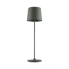 Kaami lámpara de mesa LED recargable, atenuable, gris mate