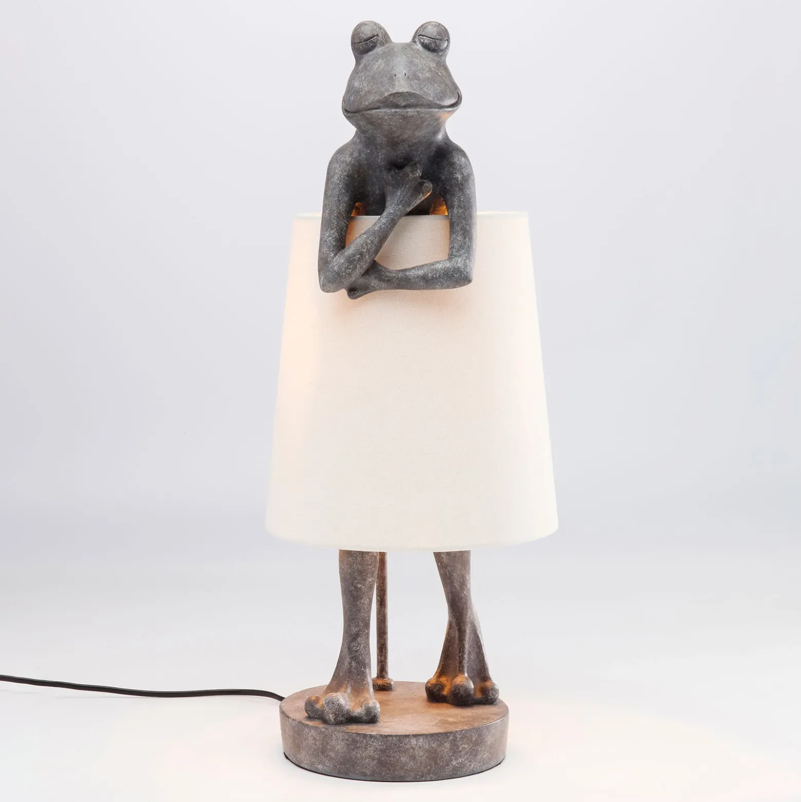 Kare Animal Frog lámpara de mesa gris