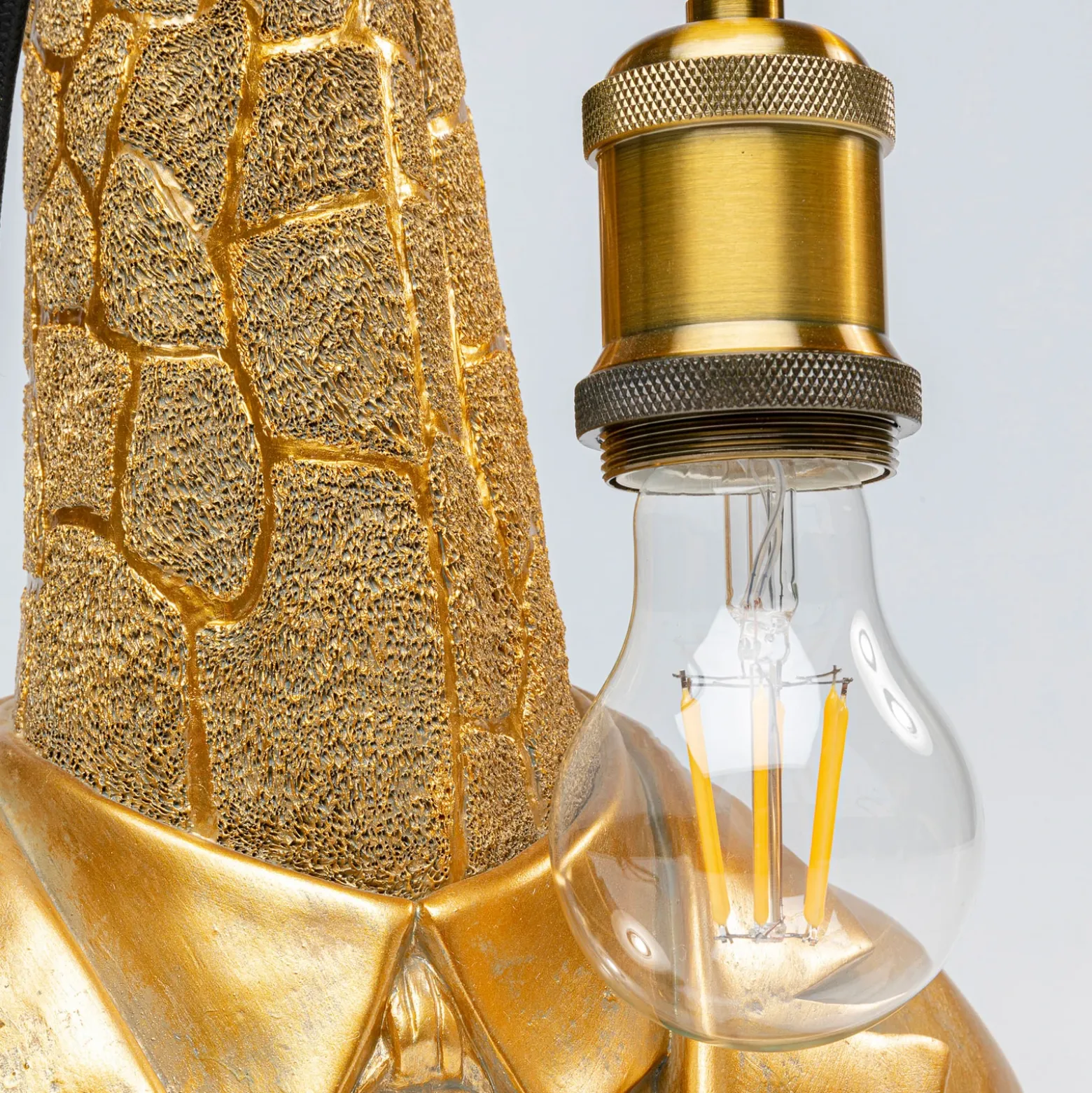 KARE Animal Giraffe lámpara de mesa alto 50 cm oro