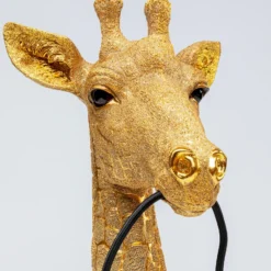 KARE Animal Giraffe lámpara de mesa alto 50 cm oro