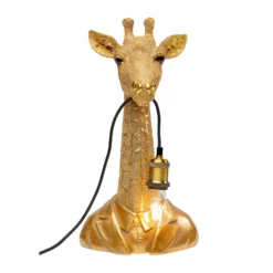 KARE Animal Giraffe lámpara de mesa alto 50 cm oro