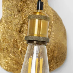 KARE Animal Goat aplique con enchufe, oro