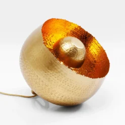 KARE Apollon lámpara de mesa oro mate Ø 28 cm
