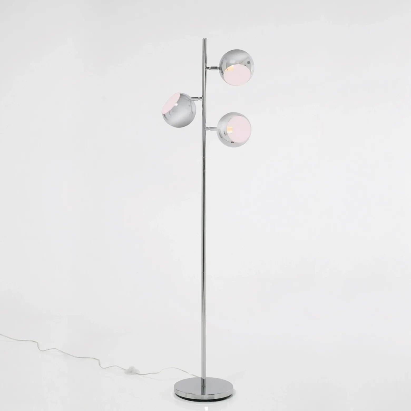 KARE Calotta - Lámpara de pie de 3 luces de estilo retro