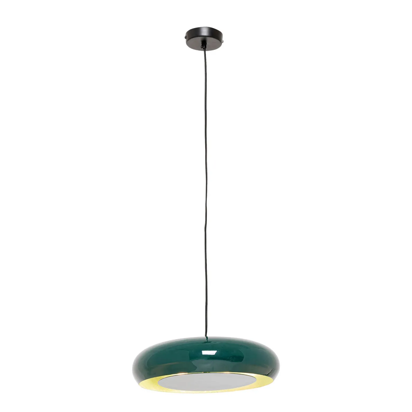 KARE Lia lámpara colgante, azul, acero esmaltado, 38 cm